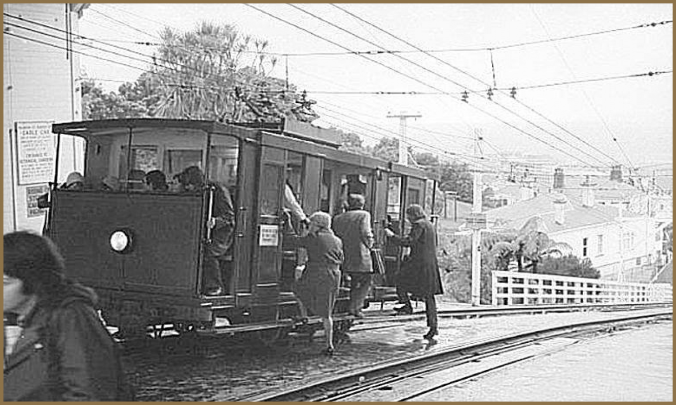 Cable Car at Kelburn 1974