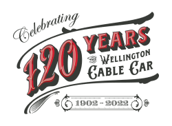 Wellington Cable Car 120 Year Logo