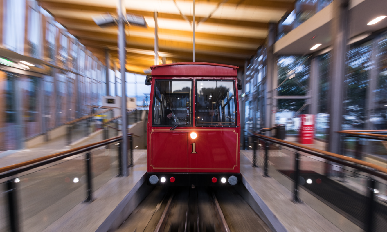 Cable Car at Kelburn Terminal