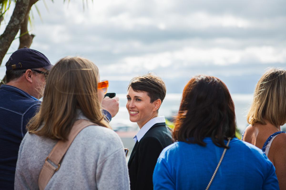Group at lookout